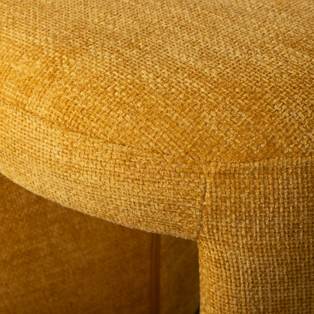 Charlie upholstered stool mimosa