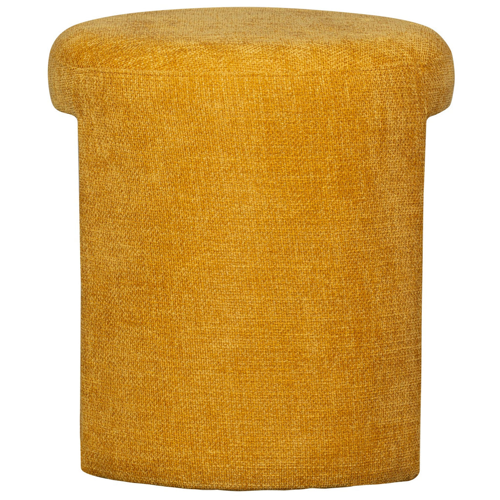 Charlie upholstered stool mimosa