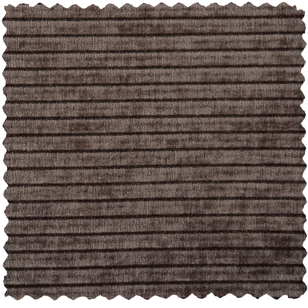 MOJO DINING BENCH 164CM WOVEN RIB FABRIC BROWN