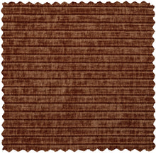 Load image into Gallery viewer, MOJO DINING BENCH 164CM WOVEN RIB FABRIC RUST BROWN