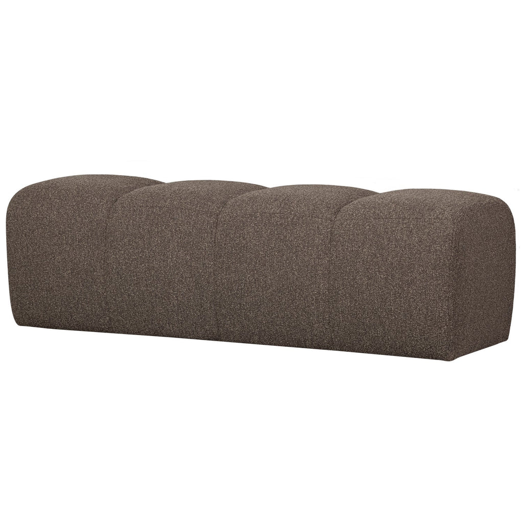 MOJO DINING BENCH 164CM BOUCLÉ BROWN MELANGE