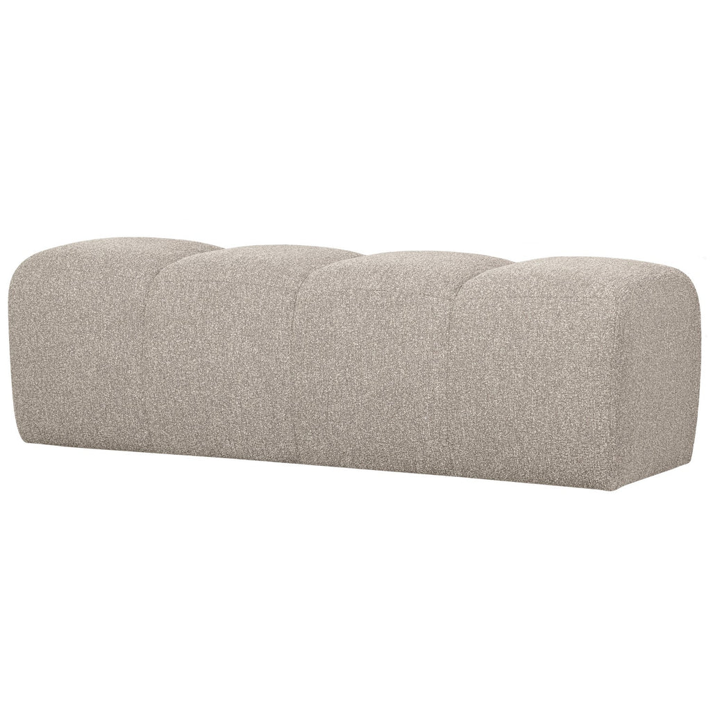 MOJO DINING BENCH 164CM BOUCLÉ BEIGE MELANGE