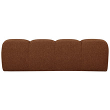 Load image into Gallery viewer, MOJO DINING BENCH 164CM BOUCLÉ RUST BROWN MELANGE