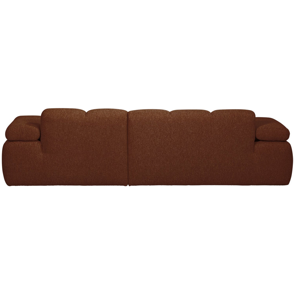 MOJO CHAISE LONGUE RIGHT BOUCLÉ RUST BROWN MELANGE