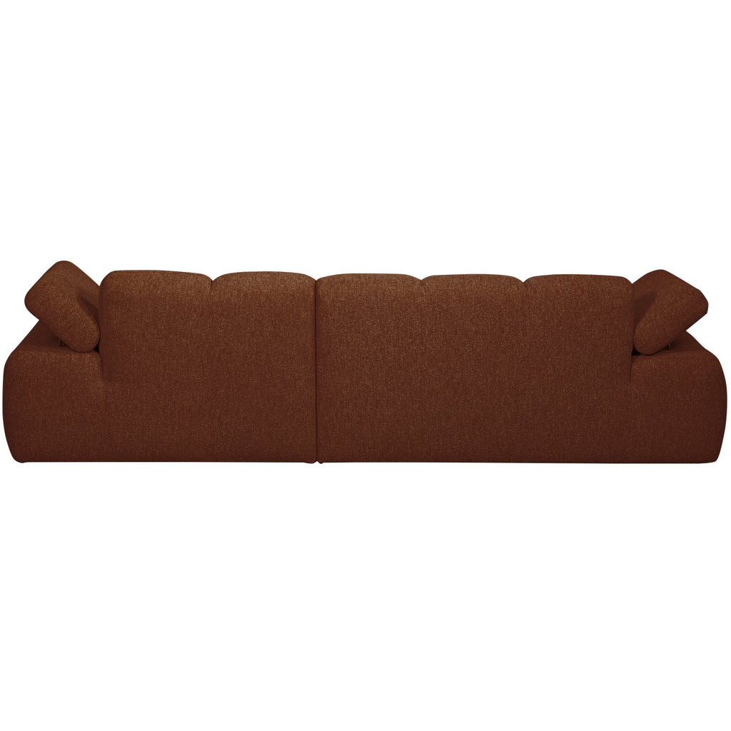 MOJO CHAISE LONGUE RIGHT BOUCLÉ RUST BROWN MELANGE