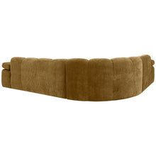 Cargar imagen en el visor de la galería, MOJO CORNER SOFA LEFT WOVEN RIB FABRIC HONEY YELLOW