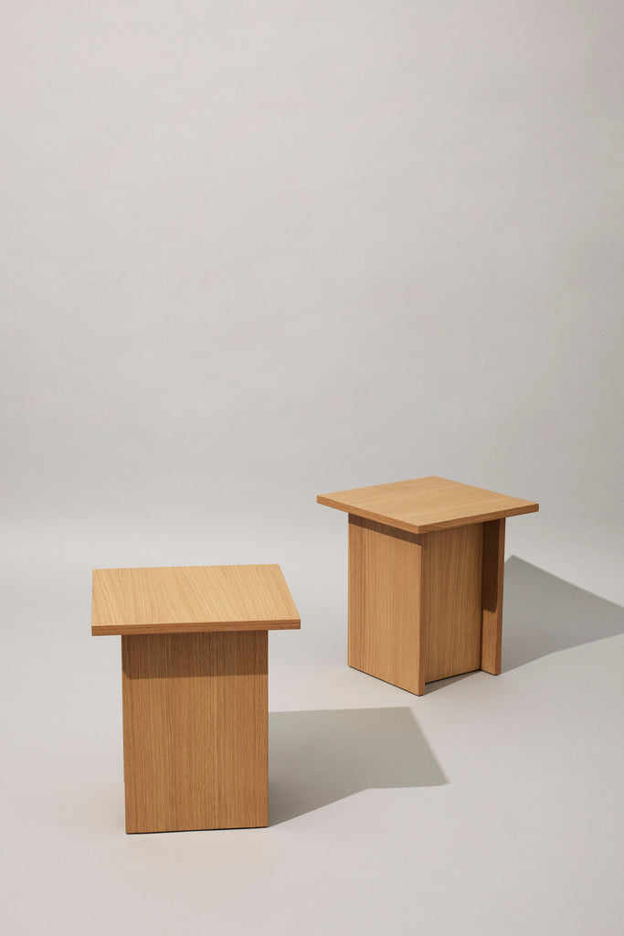 Straight Side Table Natural