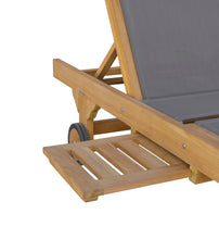 Charger l&#39;image dans la galerie, SUN LOUNGER WITH WHEELS