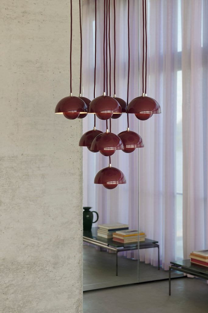 Flowerpot Chandelier VP1 Verner Panton 1968