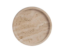 Load image into Gallery viewer, TRAVERTINE TRAY Ø20X2,5 CM