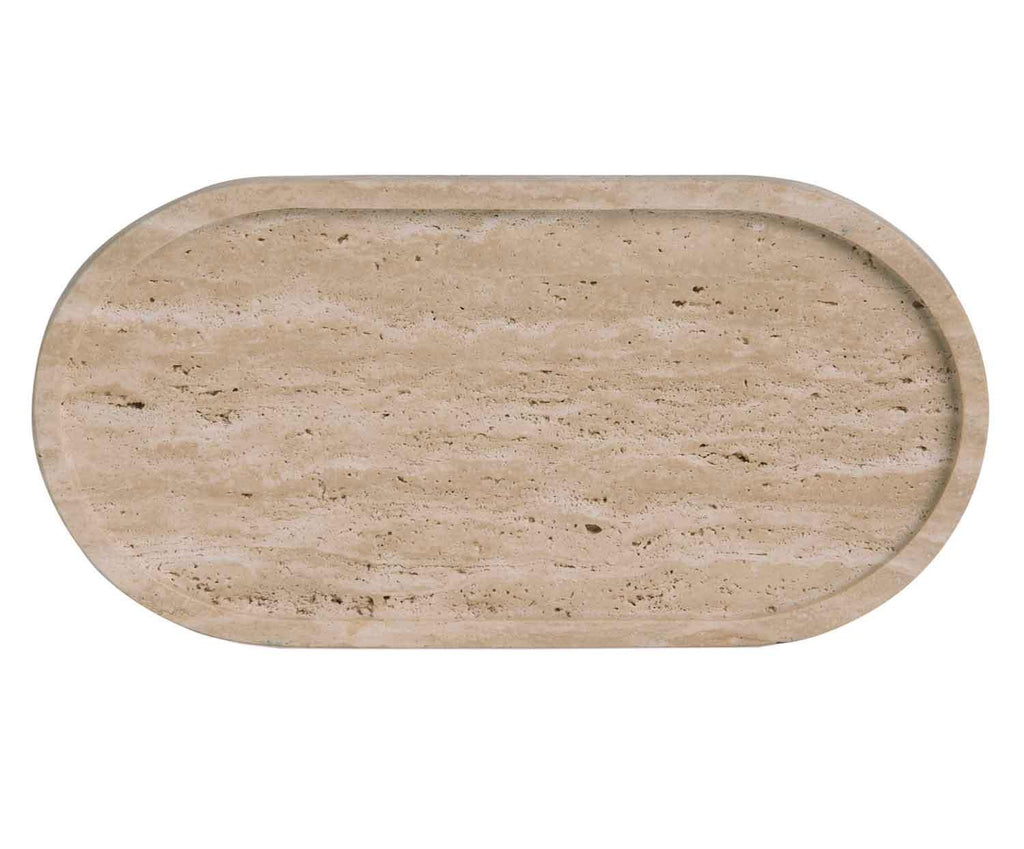 TRAVERTINE TRAY 30X15X1,5 CM