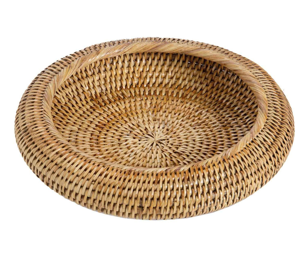 RATTAN CENTERPIECE Ø30X6CM