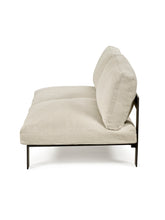 Load image into Gallery viewer, Bench two seater incl cushion indoor ivory