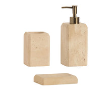 Load image into Gallery viewer, TRAVERTINE SOAP DISH 13X9X2,5 CM