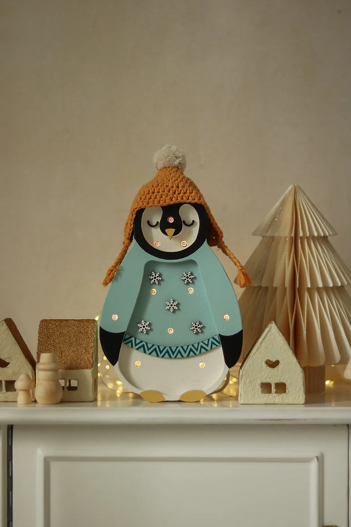 Little Lights Baby Penguin Mini Lamp | Christmas Edition