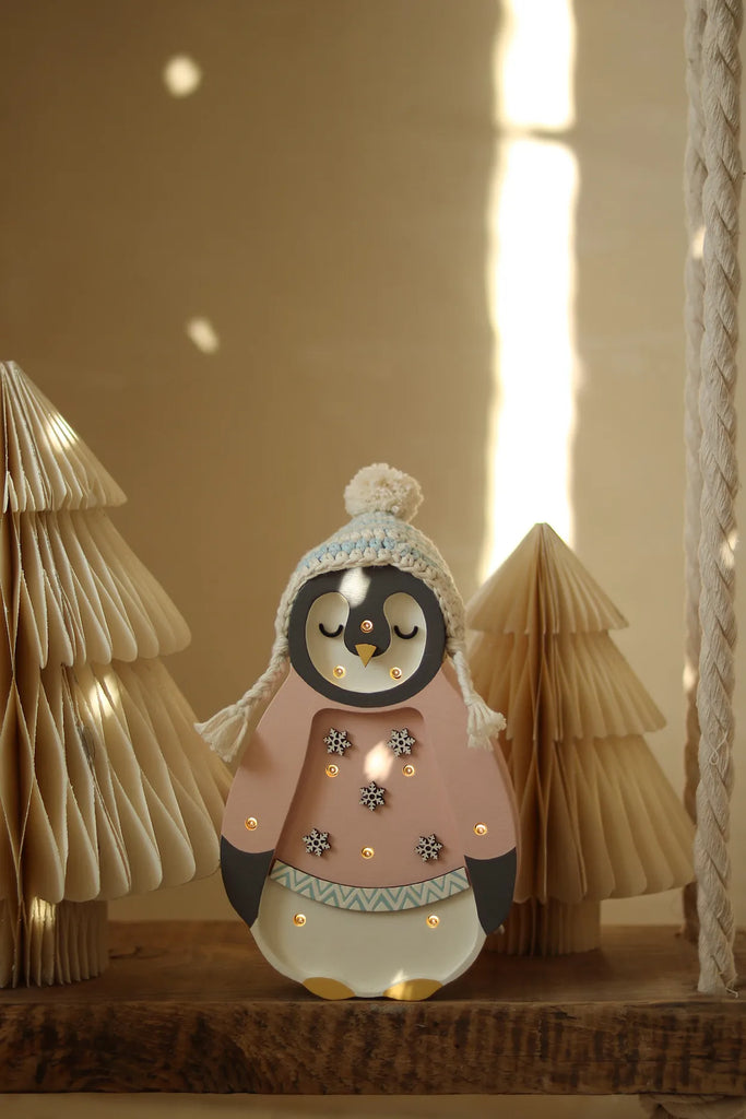 Little Lights Baby Penguin Mini Lamp | Christmas Edition