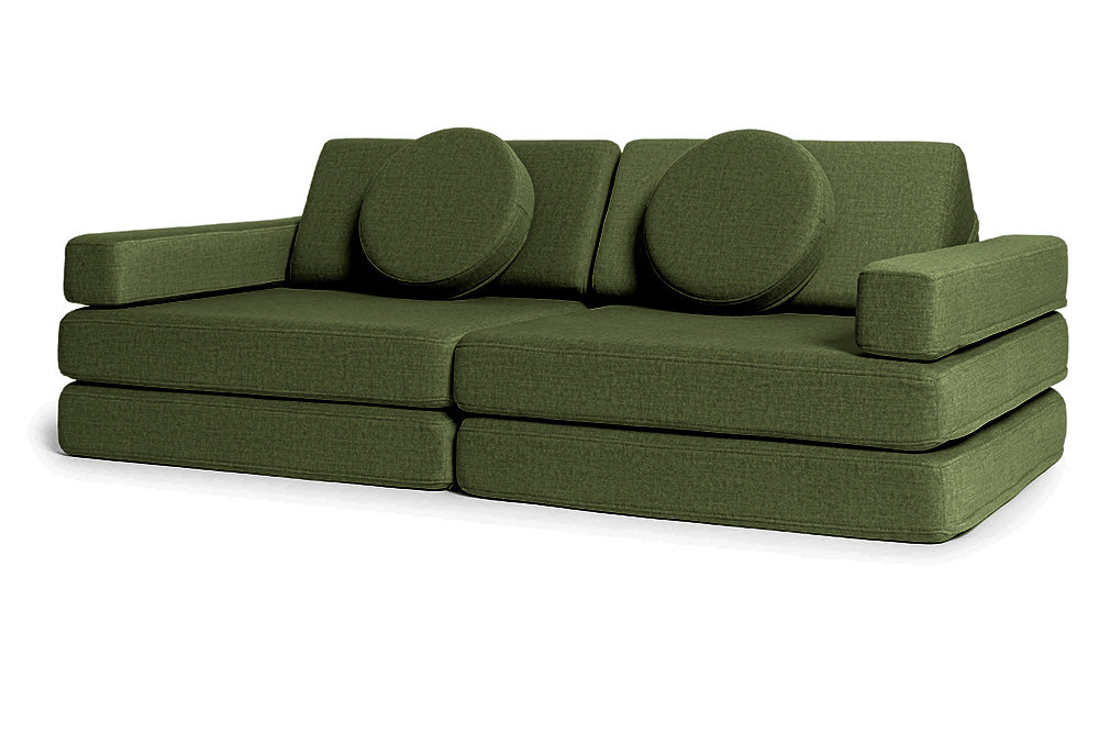 Shappy Play Sofa Ultra Plush Bottle Green