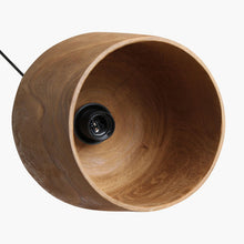 Load image into Gallery viewer, Solid Teak Wood Lamp Bottle