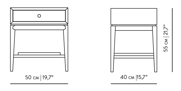 CRIADO-MUDO BEDSIDE TABLE