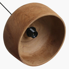 Load image into Gallery viewer, Solid Teak Wood Lamp