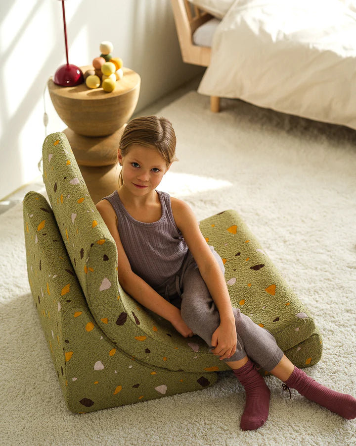 Terrazzo Moss Moon Chair