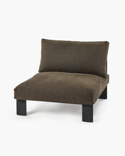 Load image into Gallery viewer, Bench one seater incl cushion indoor sepia