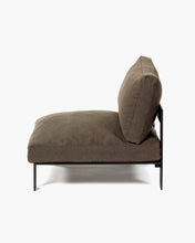 Load image into Gallery viewer, Bench one seater incl cushion indoor sepia