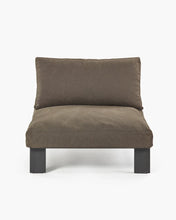 Load image into Gallery viewer, Bench one seater incl cushion indoor sepia