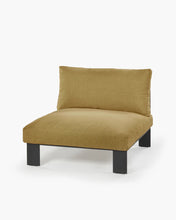 Load image into Gallery viewer, Bench one seater incl cushion indoor mustard