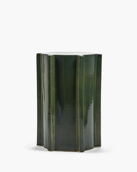 Side table dark green geometrical Pawn