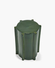 Load image into Gallery viewer, Side table dark green geometrical Pawn