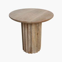 Load image into Gallery viewer, Bullnose side table natural 50 cm