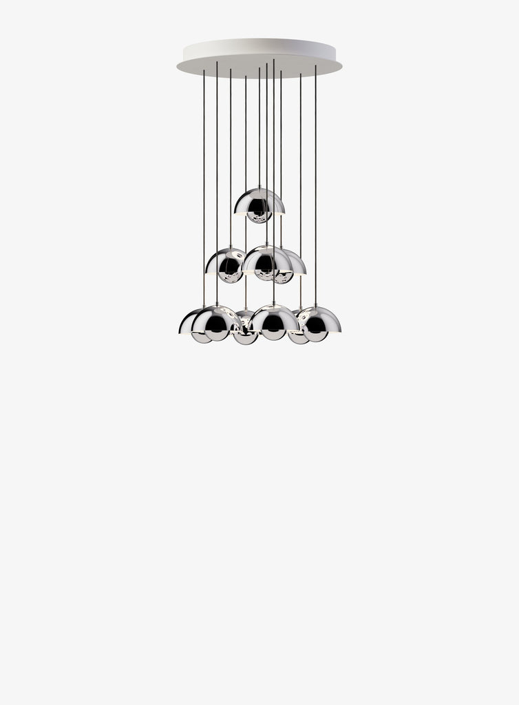 Flowerpot Chandelier VP1 Verner Panton 1968