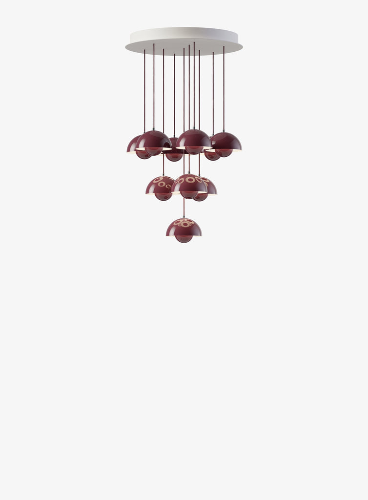 Flowerpot Chandelier VP1 Verner Panton 1968