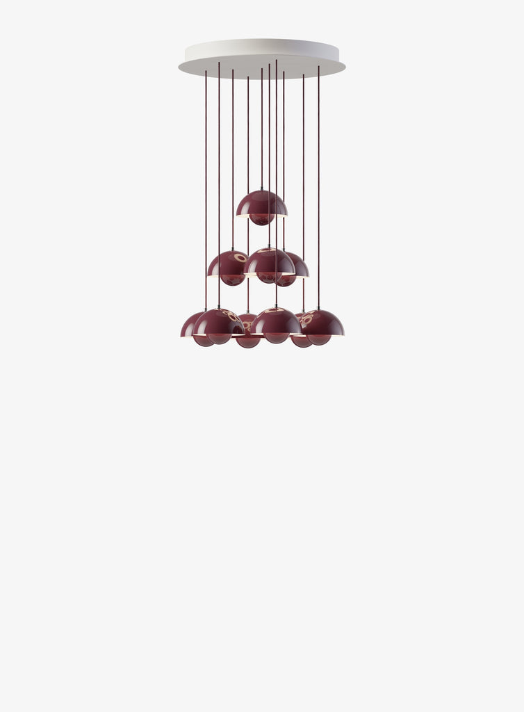 Flowerpot Chandelier VP1 Verner Panton 1968