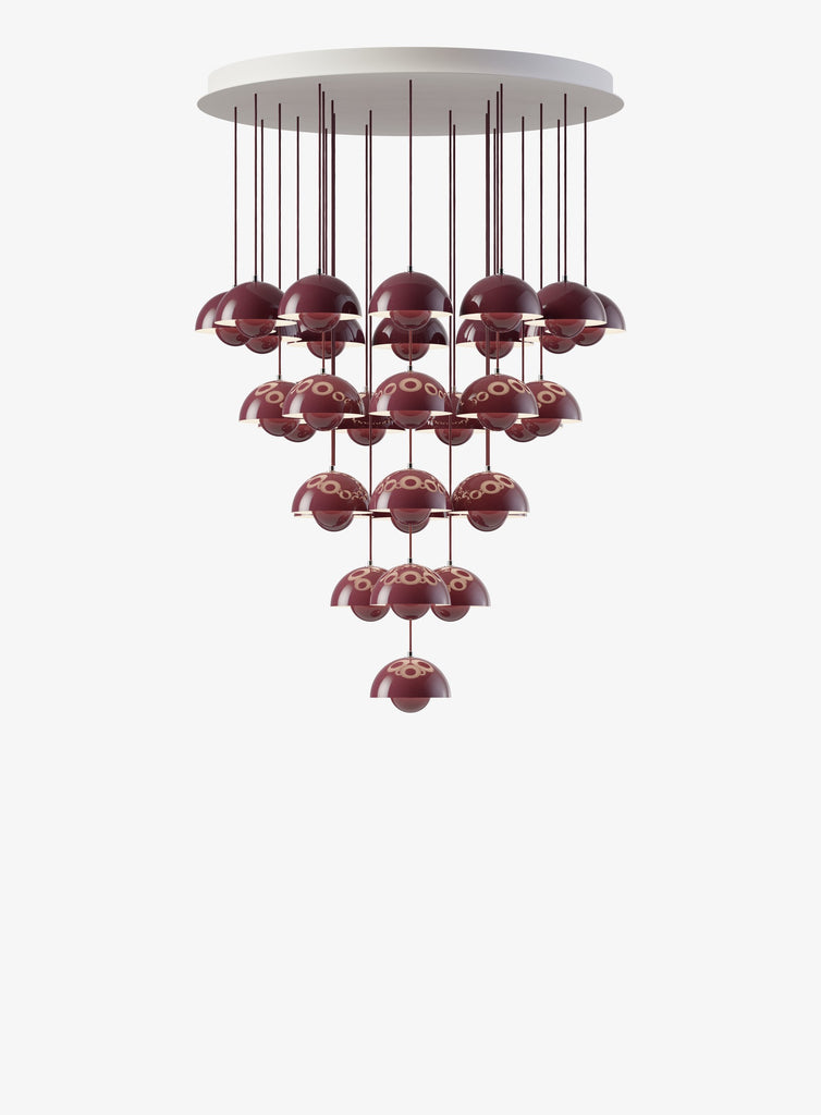 Flowerpot Chandelier VP1 Verner Panton 1968