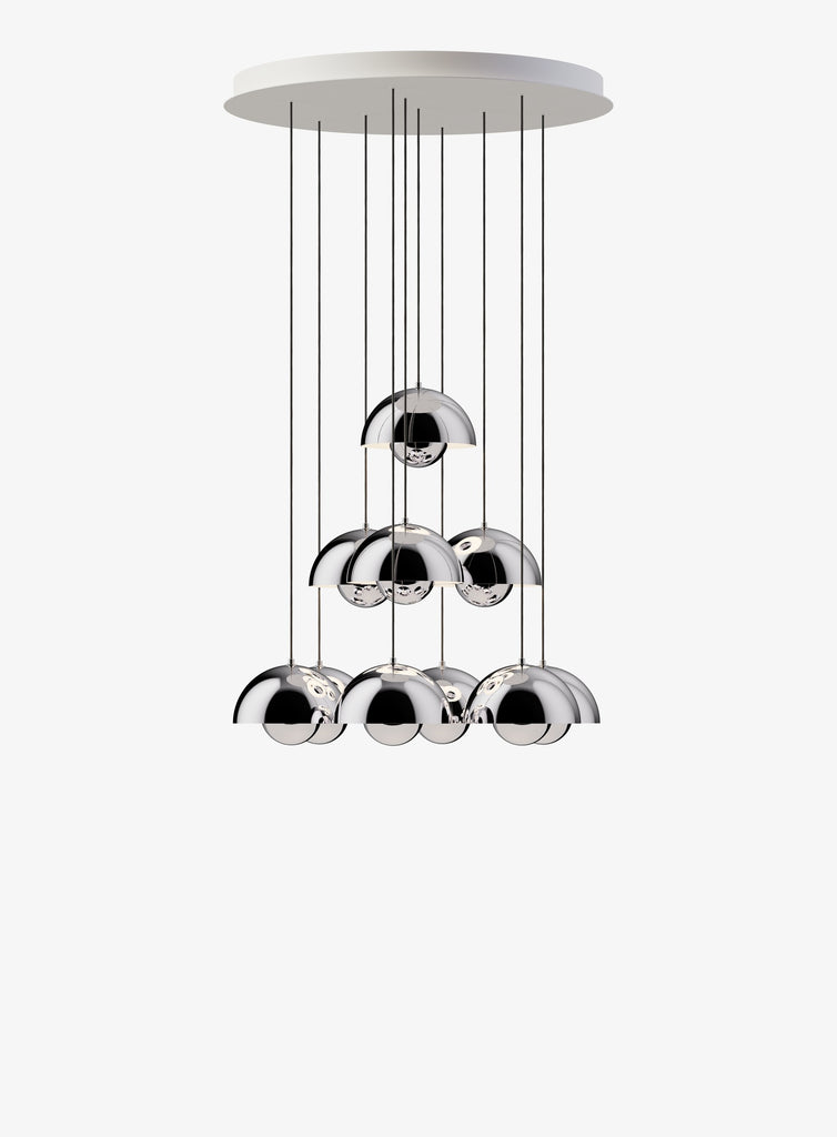 Flowerpot Chandelier VP1 Verner Panton 1968