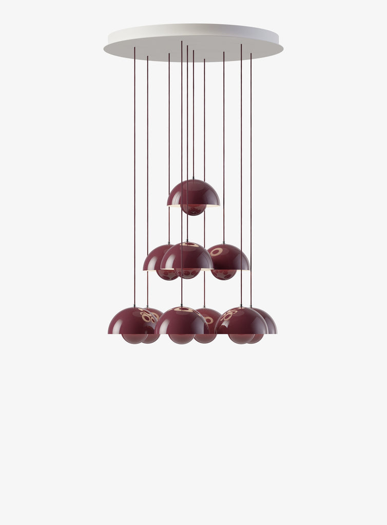 Flowerpot Chandelier VP1 Verner Panton 1968