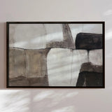 Premium painting with black frame - Modern Art I - E. Thorne