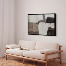 Carica l&#39;immagine nel visualizzatore di Gallery, Premium painting with black frame - Modern Art I - E. Thorne