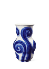 Load image into Gallery viewer, Blue Tulle Vase 22.5cm