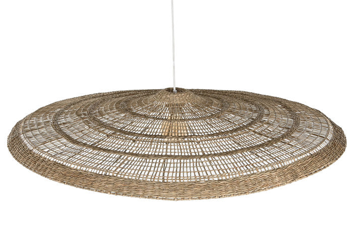 CEILING LAMP SEAGRASS METAL 110X110X15 NATURAL