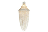 SHELL CEILING LAMP 52X52X135 HANDMADE