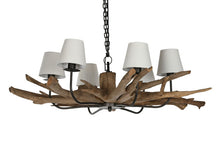 Load image into Gallery viewer, CEILING LAMP TEAK IRON 130X130X35