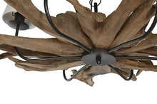 Load image into Gallery viewer, CEILING LAMP TEAK IRON 130X130X35