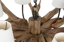 Load image into Gallery viewer, CEILING LAMP TEAK IRON 130X130X35