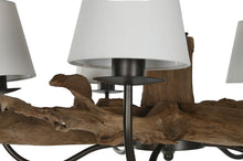 Load image into Gallery viewer, CEILING LAMP TEAK IRON 90X90X35