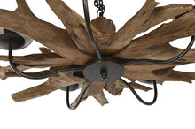 Load image into Gallery viewer, CEILING LAMP TEAK IRON 90X90X35