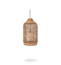 Load image into Gallery viewer, Abaca bark lampshade