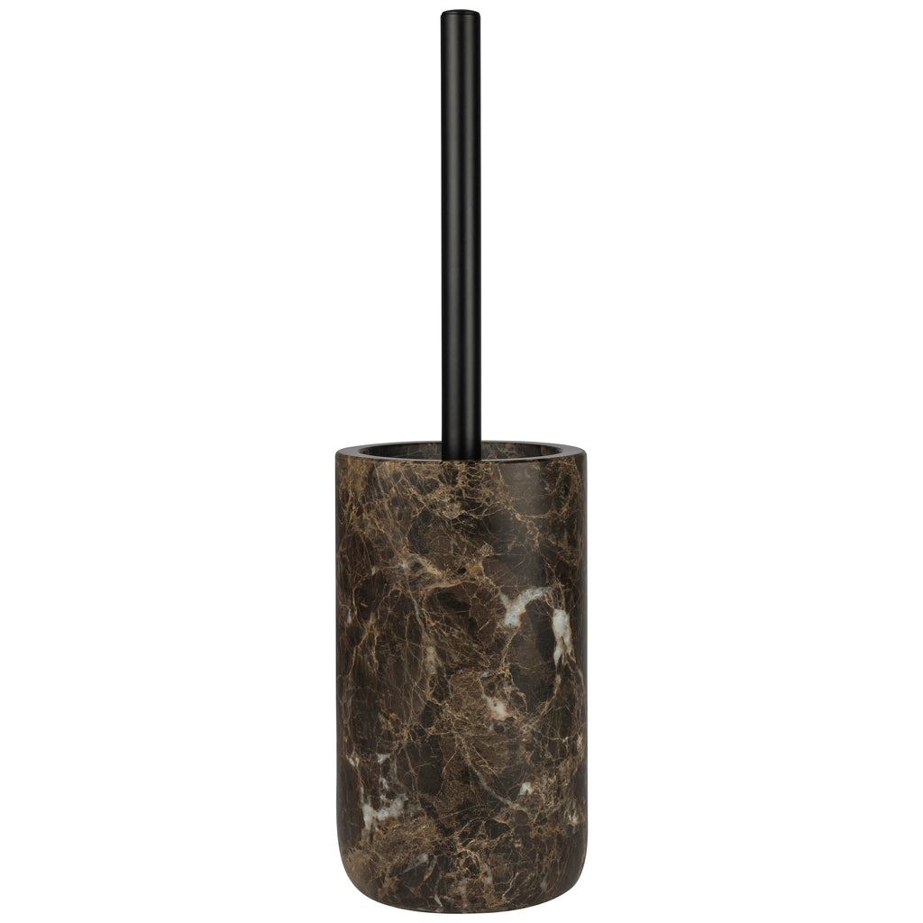 MARBLE toilet brush holder, Brown